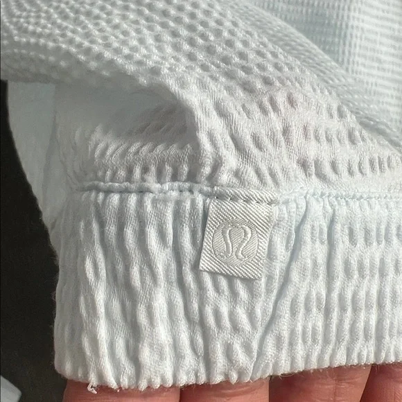 Lululemon Athletica Light Blue Half-Zip Sweatshirt - Picture 8 of 8